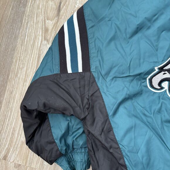 Philadelphia Eagles Puffer Jacket Kids Size 4 Vintage NFL 90s Football Y2K - Picture 4 of 4